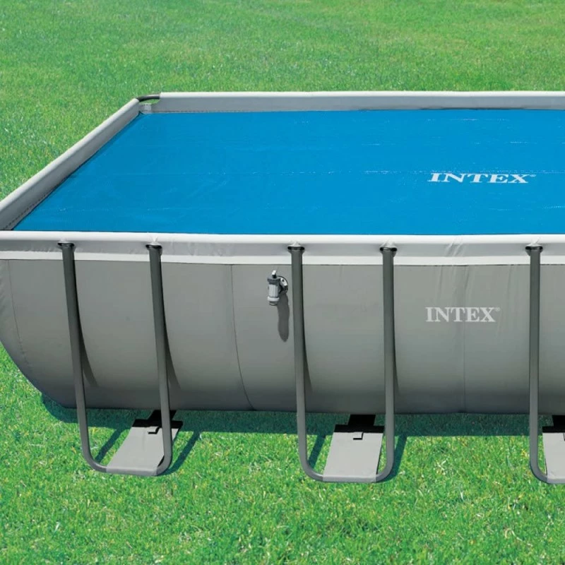 Telo Di Copertura Termica Per Piscina Fuori Terra Rettangolare Intex 488x244 Cm 4 Telo Di Copertura Termica Per Piscina Fuori Terra Rettangolare Intex 488x244 Cm - immagine 2