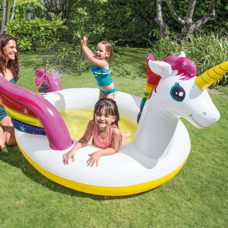 Intex Piscina Unicorno Gonfiabile Da Giardino 272x193x104 3 Intex Piscina Unicorno Gonfiabile Da Giardino 272x193x104