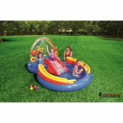 Gioco Gonfiabile Rainbow Ring Play Center Intex -Vendite Piscine Interrate 57453gioco piscina gonfiabile per bambini 3 800x800 1
