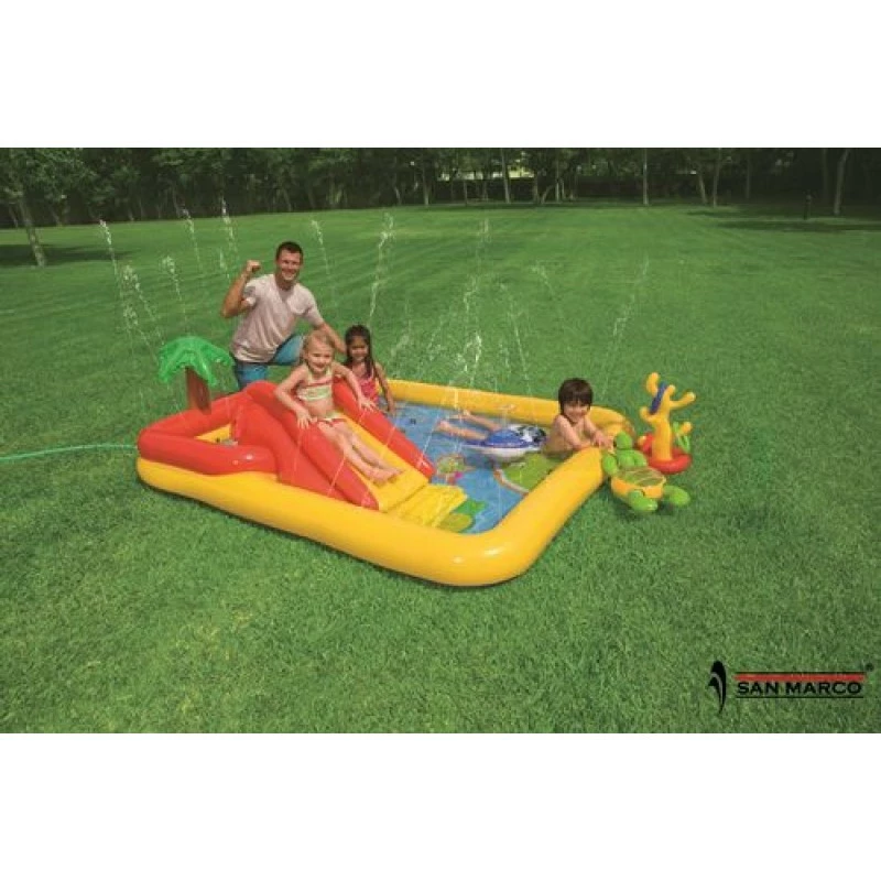 Piscina Gonfiabile Intex Per Bambini Ocean Play 4 Piscina Gonfiabile Intex Per Bambini Ocean Play - immagine 2