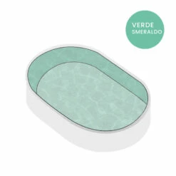 Liner Piscine Interrate Verde Smeraldo Alkorplan 1000