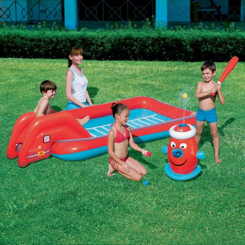 Bestway Gioco Baseball Gonfiabile Per Bambini Con Piscinetta 4 Bestway Gioco Baseball Gonfiabile Per Bambini Con Piscinetta - immagine 2