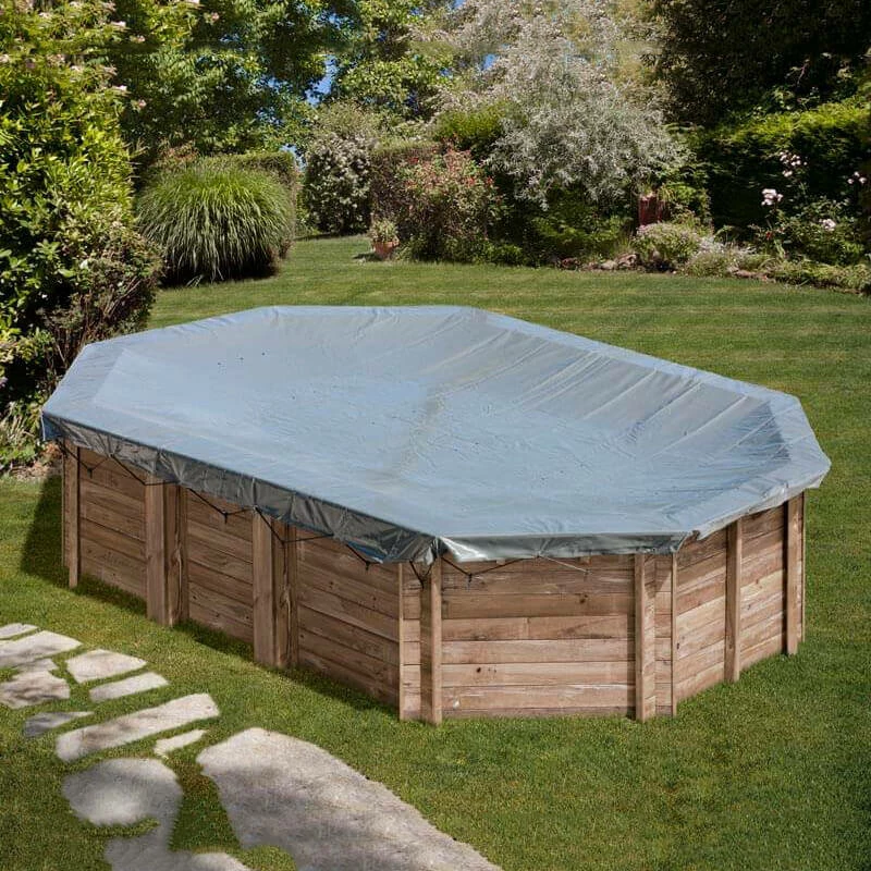 Telo Di Copertura Invernale Per Piscine Ovali GRE Bambú 575x375 Cm 3 Telo Di Copertura Invernale Per Piscine Ovali GRE Bambú 575x375 Cm