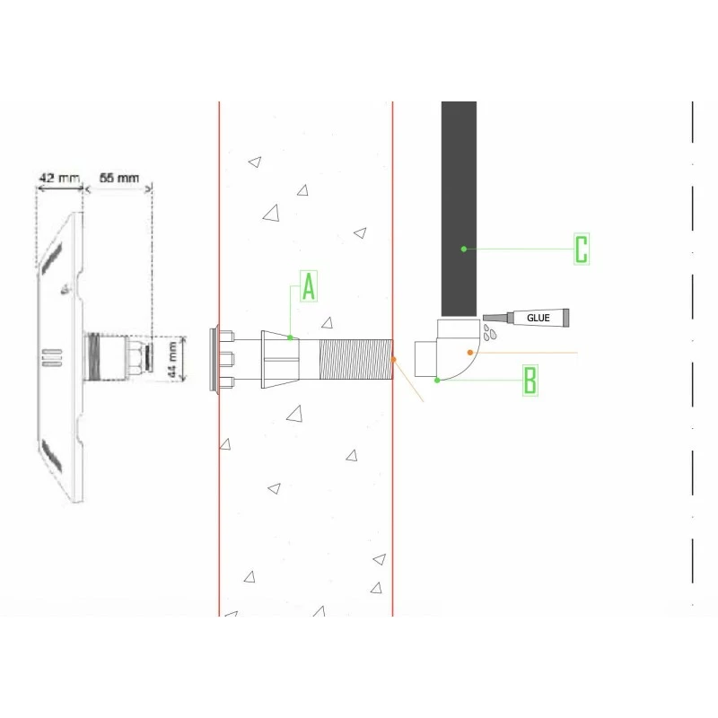 Proiettore A Led Con Luce Bianca Piatto Da 13,5 W 4 Proiettore A Led Con Luce Bianca Piatto Da 13,5 W - immagine 2