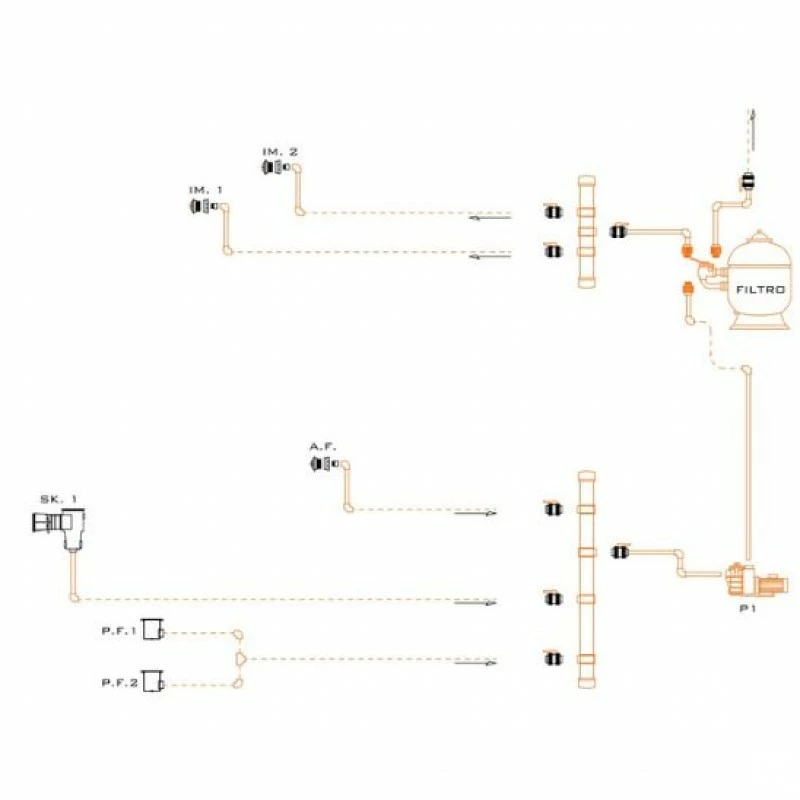 San Marco Impianto Idraulico Completo Per Piscina Interrata 6x3 5 San Marco Impianto Idraulico Completo Per Piscina Interrata 6x3 - immagine 3