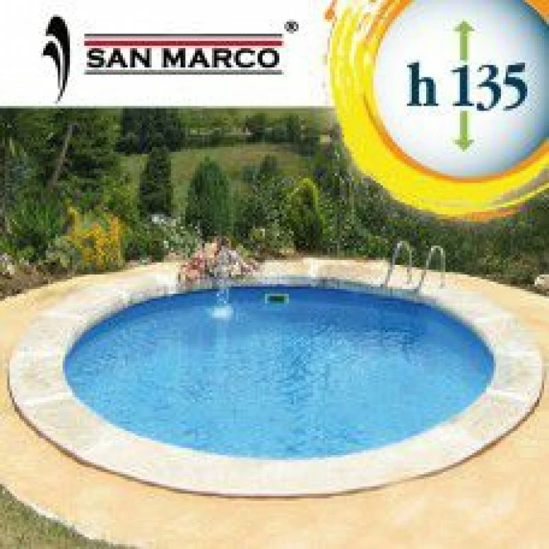 Piscina San Marco Rotonda Interrata 400x135cm 5 Piscina San Marco Rotonda Interrata 400x135cm - immagine 3