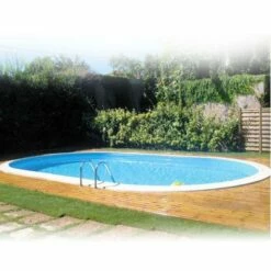 GRE Piscina Ovale Interrata 600x320x120 Cm