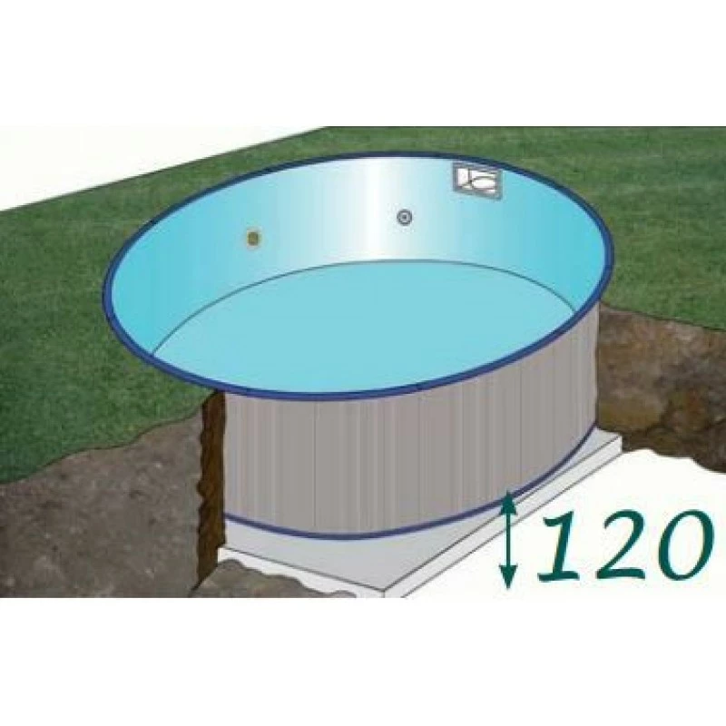 Piscina Interrata Rotonda Starpool 350 X 120cm 4 Piscina Interrata Rotonda Starpool 350 X 120cm - immagine 2