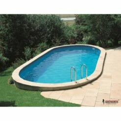 Piscina Interrata Gre Sumatra Ovale 500x300x120 Cm