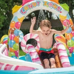 Intex Piscina Gonfiabile Per Bambini Playcenter Caramelle 295x191x130 Cm -Vendite Piscine Interrate playcenter caramelle intex 2 800x800 1