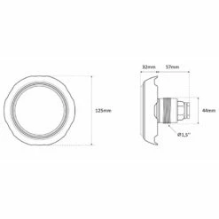 Mini Lampada A Led Per Piscina Con Luce Rgb Da 6,8 W -Vendite Piscine Interrate scheda tecnica mini proiettore led 800x800 2