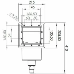 Skimmer Piscina Gre Grigio Con Innesti 5 Skimmer Piscina Gre Grigio Con Innesti -Vendite Piscine Interrate scheda tecnica skimmer gre ar100 800x800 1