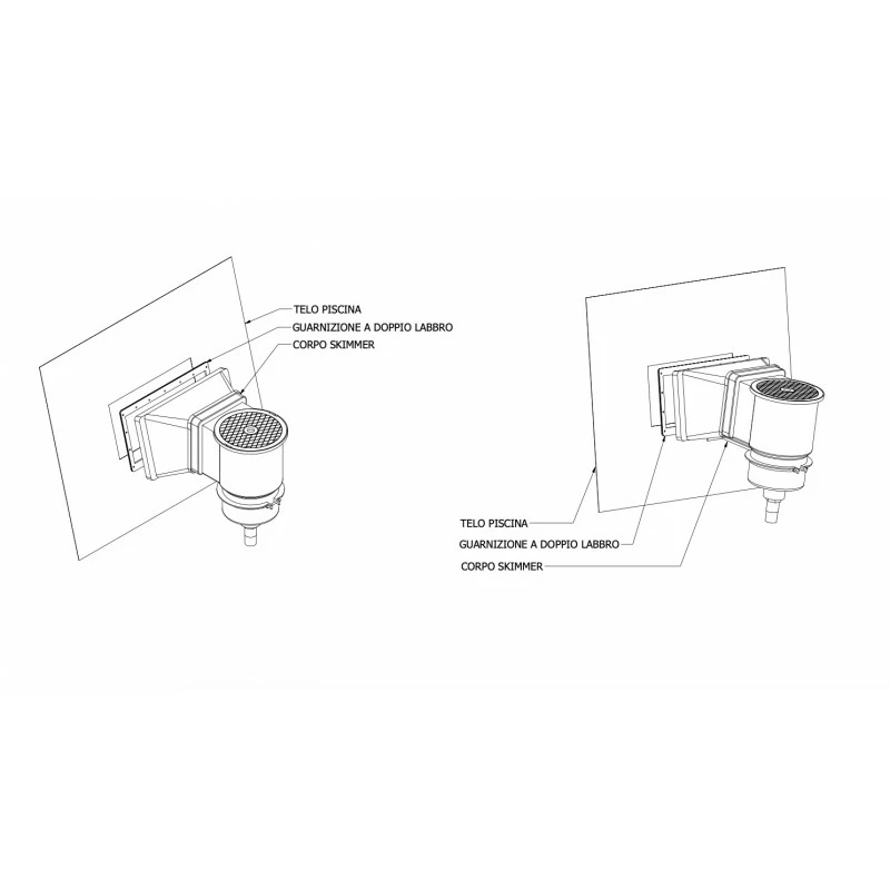 San Marco Skimmer Per Piscine Fuori Terra In Tela Krystal Water 7 San Marco Skimmer Per Piscine Fuori Terra In Tela Krystal Water - immagine 5