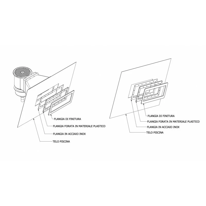 San Marco Skimmer Per Piscine Fuori Terra In Tela Krystal Water 8 San Marco Skimmer Per Piscine Fuori Terra In Tela Krystal Water - immagine 6