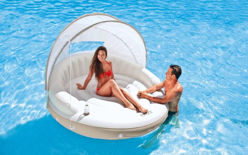 Vendite Piscine Interrate -Vendite Piscine Interrate materassino gonfiabile con parasole 800x500 1